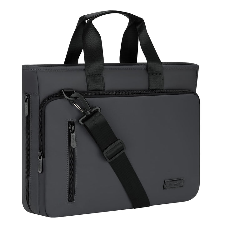 RAINYEAR Erweiterbare Laptop-Aktentasche für 15,6-Zoll-Messenger-Tasche | Wasserabweisende Laptoptas