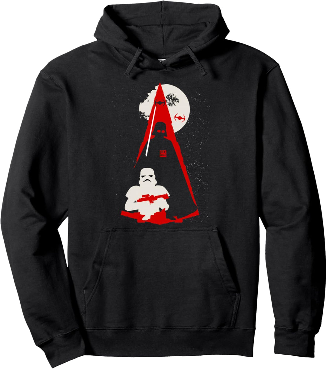 Star Wars Darth Vader Abduction Light Poster Pullover Hoodie