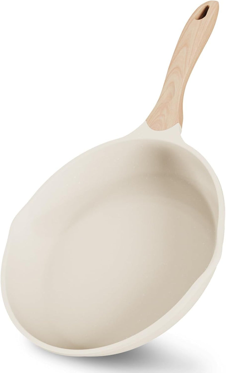 JEETEE Aluminium Bratpfanne 20cm, Pfanne mit Antihaftbeschichtung, Induktion Gas, beschichtete Bratp