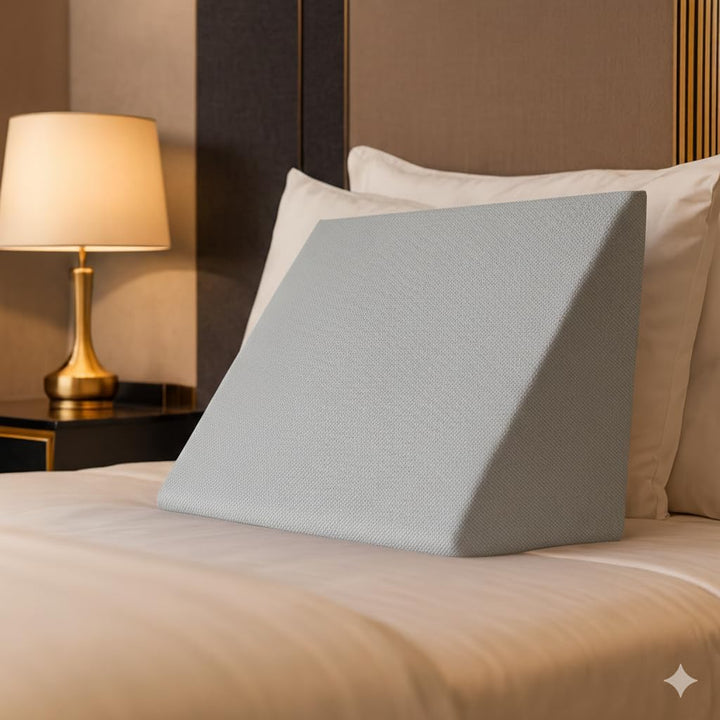 Stützendes Lesekissen für Bett oder Couch Schaumstoffkeil Lagerungshilfe Lagerungskissen Rückenstütz