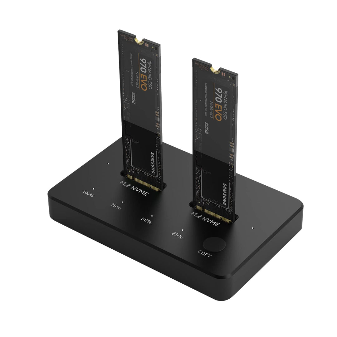 ZoraVson M.2 NVME und SATA SSD Adapter USB 3.1 Gen 2 10Gbps Adapter und Gehäuse für externe Festplat