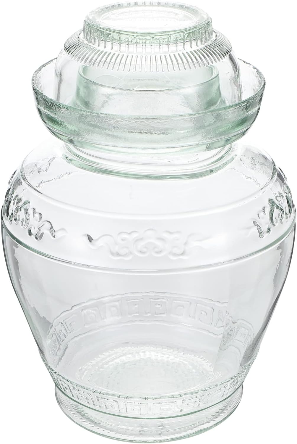 UPKOCH 1Pc Pickle Jar Glasfermentglas Haushaltsgurkenglas Grosser Kapazität Versiegelter Gurkennahru