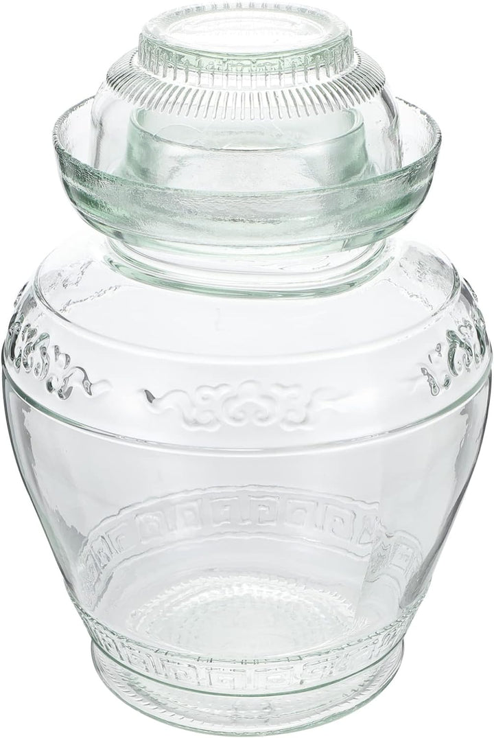 UPKOCH 1Pc Pickle Jar Glasfermentglas Haushaltsgurkenglas Grosser Kapazität Versiegelter Gurkennahru
