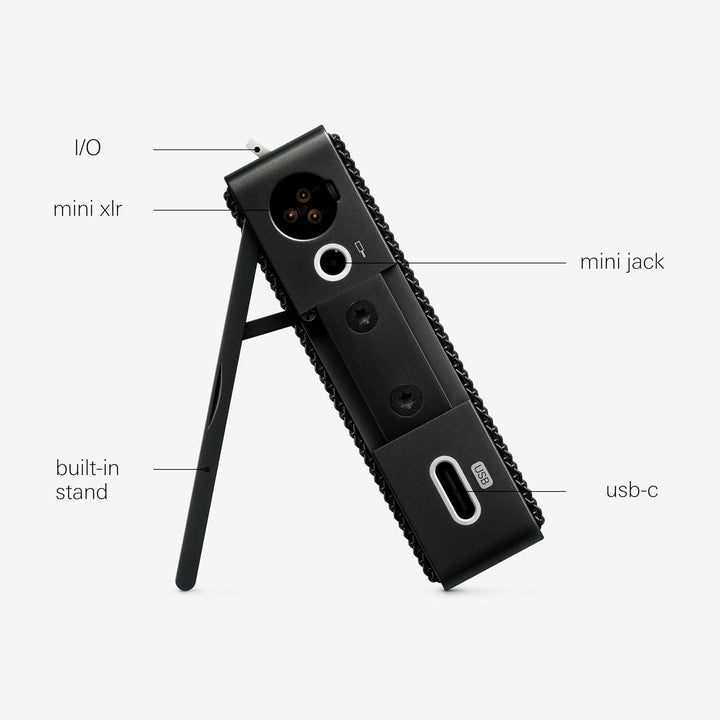 Teenage Engineering CM-15 Tragbares Studio-Kondensatormikrofon mit USB-C Audio und Laden, 3,5 mm Min