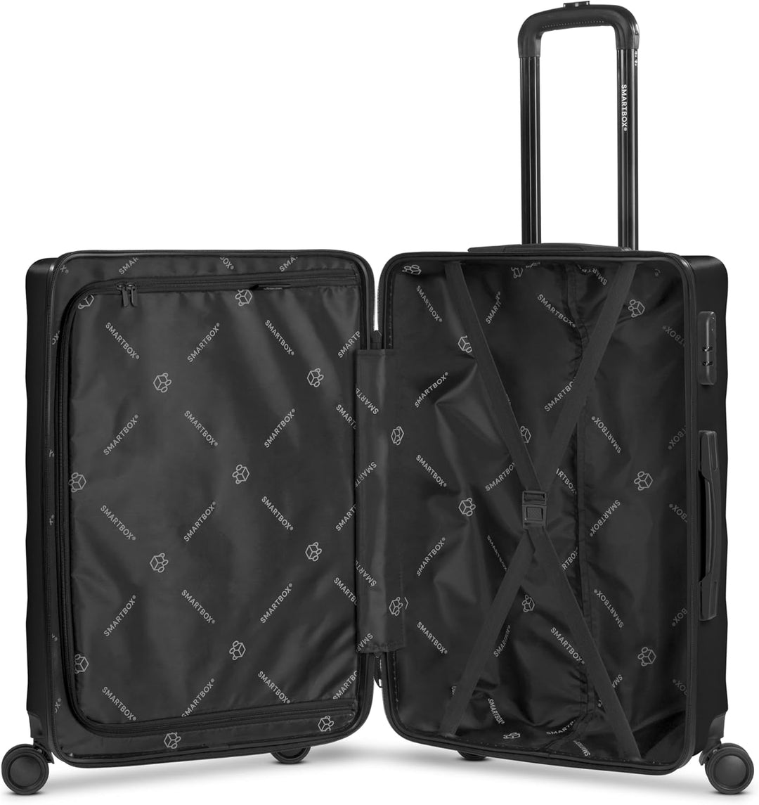 SMARTBOX Hartschalen Koffer-Set 3-teilig für Damen & Herren | leichte & stabile Reise-Trolleys aus h