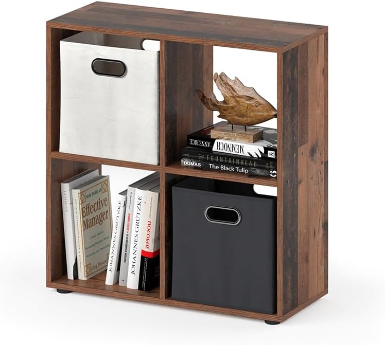 Vicco Raumteiler Tetra, Antikholz, 72 x 72.6 cm Antikholz 72x72,6x29 cm, Antikholz 72x72,6x29 cm