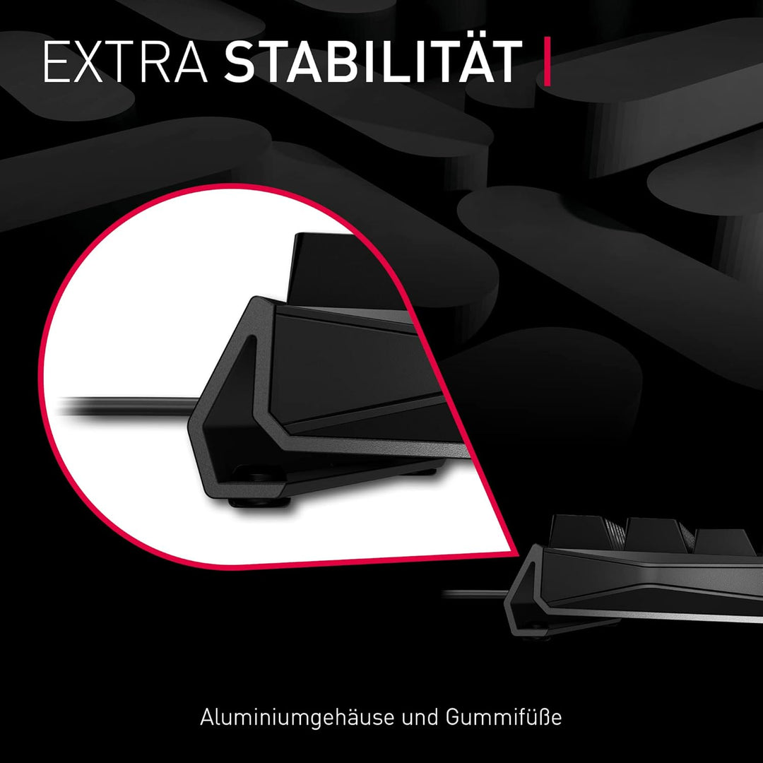 CHERRY MX Board 3.0 S, Mechanische Gaming-Tastatur mit Kabel, EU-Layout (QWERTY), Robustes Aluminium