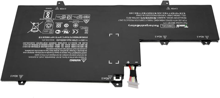 Tanch OM03XL Laptop Akku für HP Elitebook x360 1020 G2 11.55V 4935mAh 57W