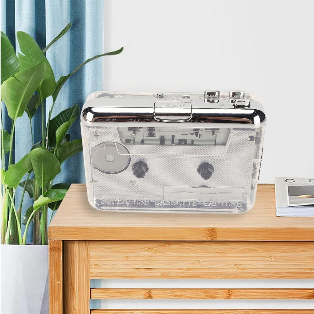 Bewinner 2022 Aktualisierter Kassetten zu MP3 Konverter, Tragbare USB Audio Musikkassetten zu Digita