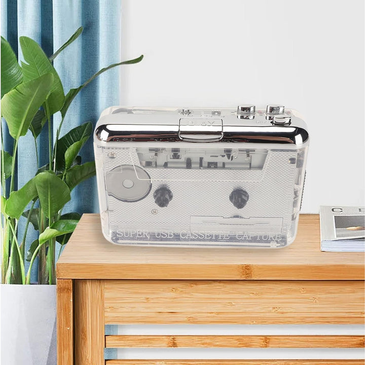 Bewinner 2022 Aktualisierter Kassetten zu MP3 Konverter, Tragbare USB Audio Musikkassetten zu Digita