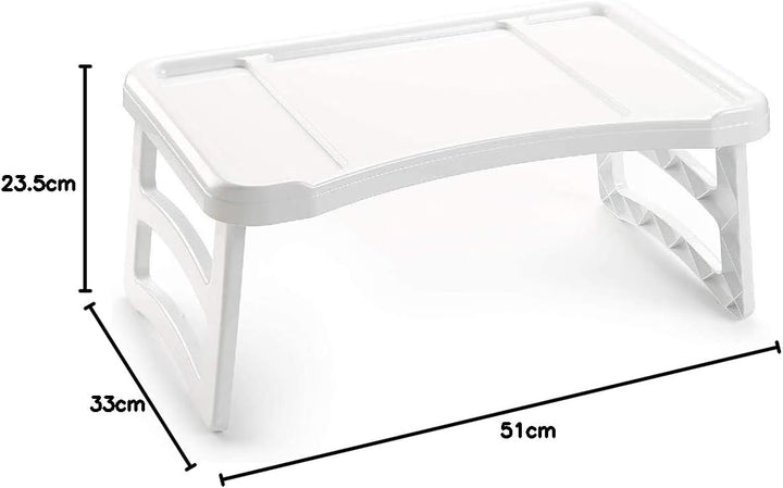 Plastic Forte Laptop-Tisch, Weiss, 33 x 33 x 23.5 cm, Bett, Nachtisch