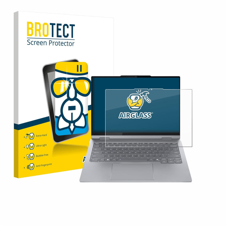 BROTECT Schutzglas für Lenovo ThinkBook 14 2-in-1 Gen 5 Schutzfolie Panzer Folie Glas[Extrem Kratzfe