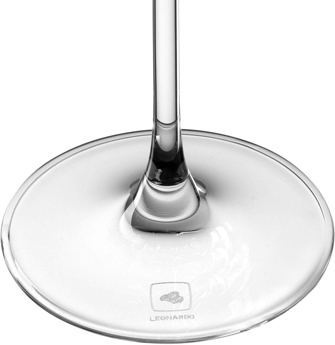 LEONARDO HOME PUCCINI Set 6 Rieslingglas, Glas, klar, 6 cm, 6 Rieslinggläser 400 ml, Rieslinggläser