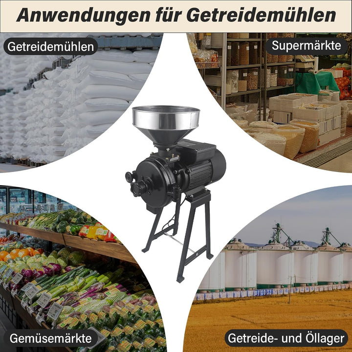 2200W 220V Getreidemühle, Elektrische Getreidemühle, Getreidemühle Elektrisch, Getreidemühle Mühle N