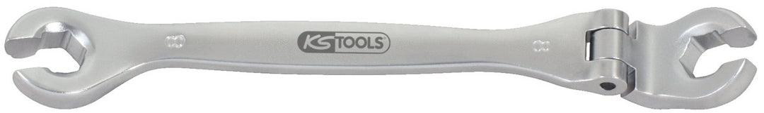 KS Tools 518.0392 CHROME+ Doppelringschlüssel m.Gelenk, 24mm,offen