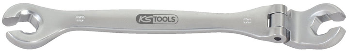 KS Tools 518.0393 CHROME+ Doppelringschlüssel m.Gelenk, 27mm,offen