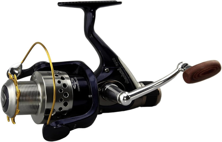 Paladin Freilaufrolle - Karpfenrolle Spinnrolle Stationär-Rolle Sharkfin 6000 RD Angelrolle 6+1 BB z
