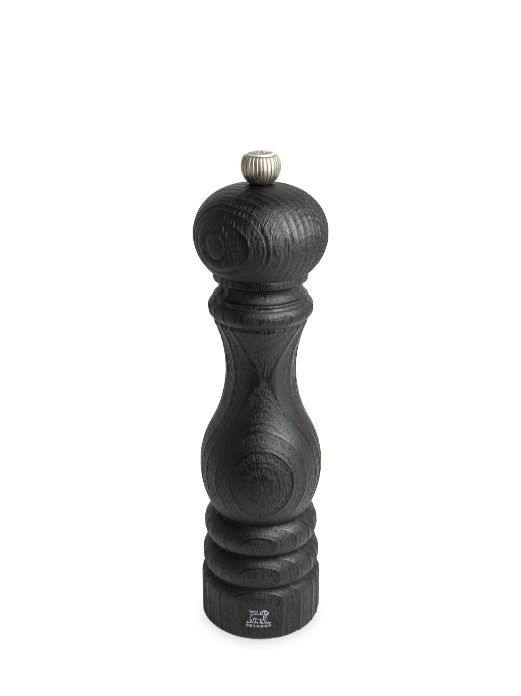 PEUGEOT - Salzmühle Paris Nature Black 22 cm + Salz - Klassische Mahlgradeinstellung - Aus recycelte