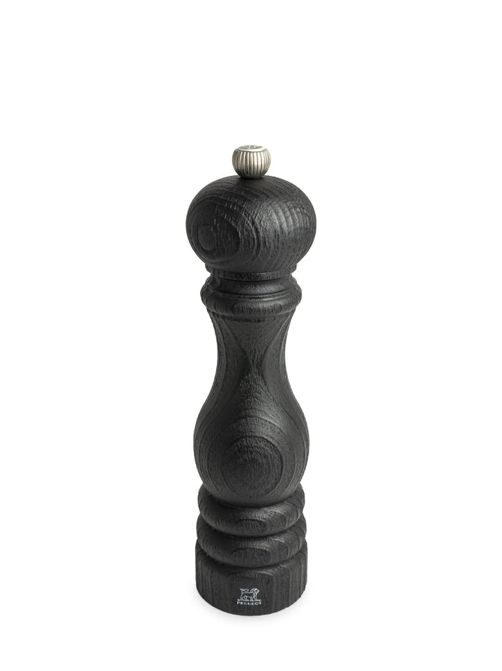 PEUGEOT - Salzmühle Paris Nature Black 22 cm + Salz - Klassische Mahlgradeinstellung - Aus recycelte
