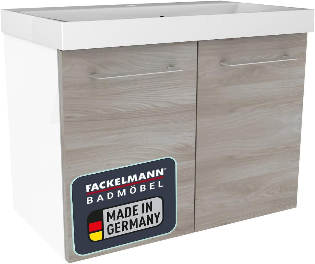 FACKELMANN Waschtischunterschrank Lima/Badschrank mit Soft-Close-System/Masse (B x H x T): ca. 60 x