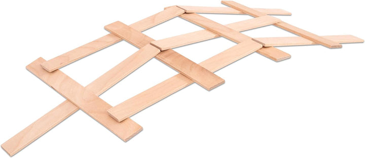 Betzold - Konstruktionsbrettchen Birke 99 Stück - Konstruktions-Spielzeug Kinder Holz-Spielzeug Noco