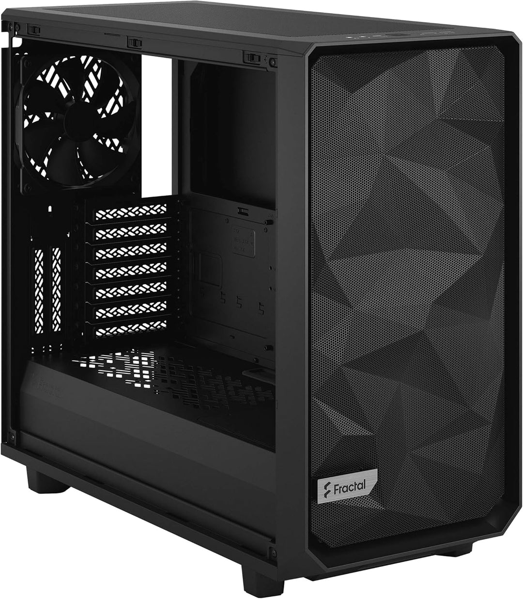Fractal Design Meshify 2 Black, Flexibles ATX Computer Gehäuse, schwarz Black Solid, Black Solid