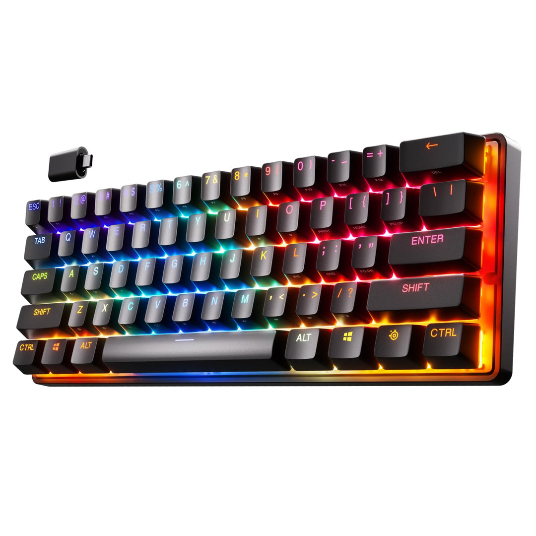 SteelSeries Apex Pro Mini Wireless HyperMagnetic Gaming-Tastatur – Die weltweit schnellste Tastatur