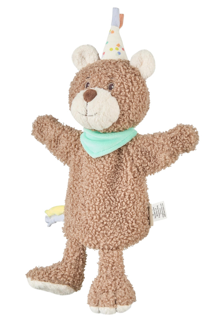 Sterntaler Kinder-Handpuppe Bär BO, Kinder- und Babyspielzeug, aus weichem Flausch, wattiert mit Pol