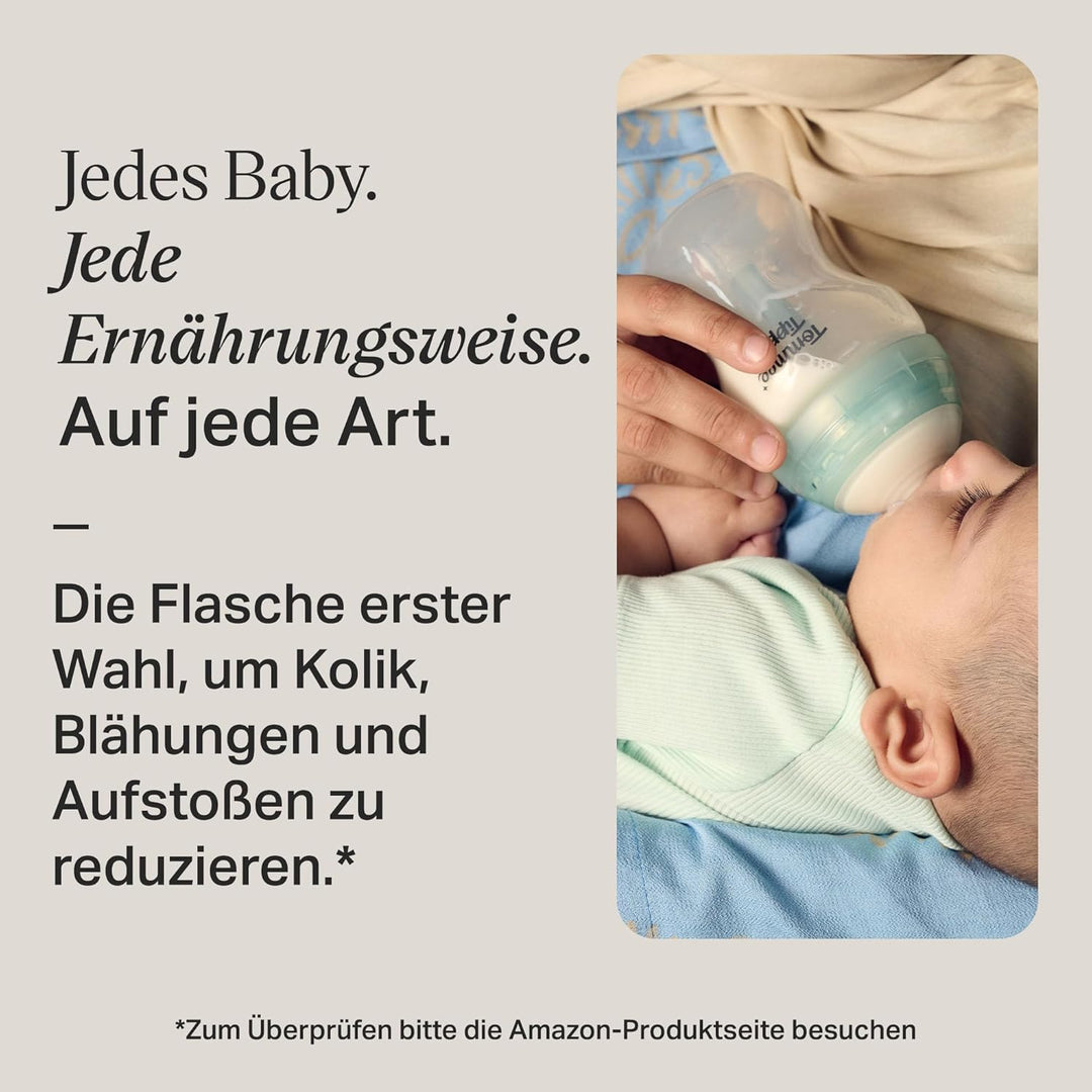 Tommee Tippee fortschrittliches Anti-Kolik-Starterset, 150-ml- und 260-ml-Babyflaschen mit Langsamsa