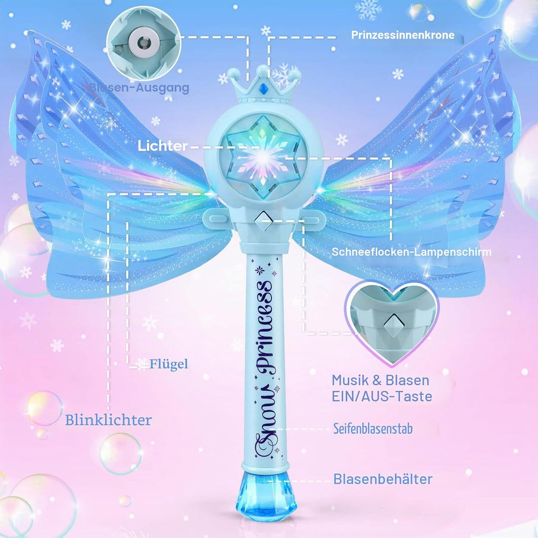 Spielzeug 3-8 Jahre Kinder: Seifenblasenmaschine Spielzeug für Mädchen Geschenke ab 3 4 5 6 7 8 Kind