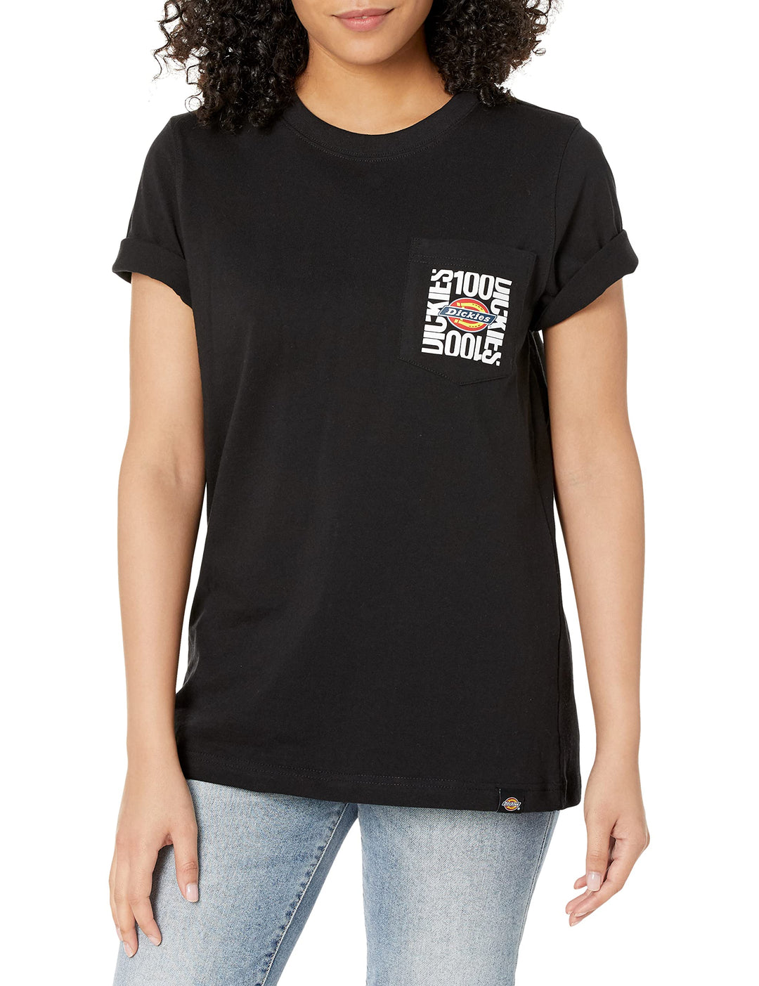 Dickies Damen 100 Year Graphic T-Shirt T-Shirt L Schwarz, L Schwarz