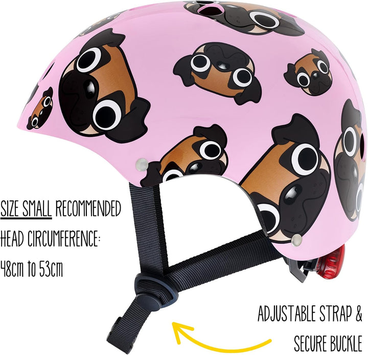 hornit Kinderhelm Fahrradhelm für Mädchen und Jungs Herren und Damen - Komplett einstellbar - LED Rü