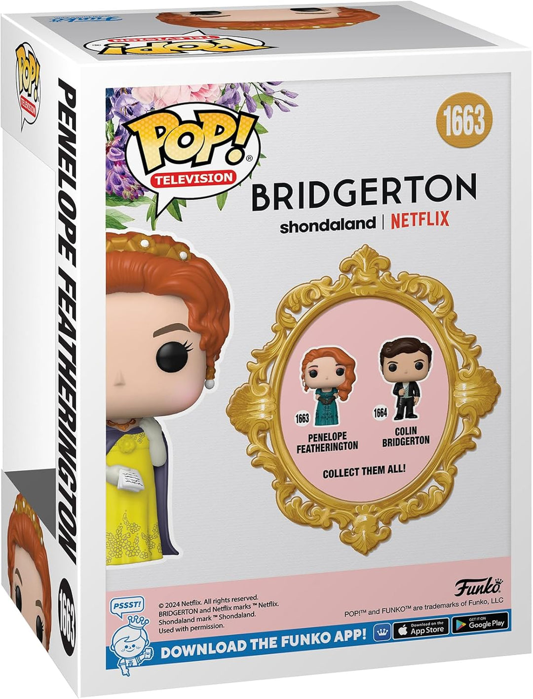 Funko POP! TV: Bridgerton - Penelope Featherington - 1/6 Quote Für Seltene Chase-Variante - Vinyl-Sa