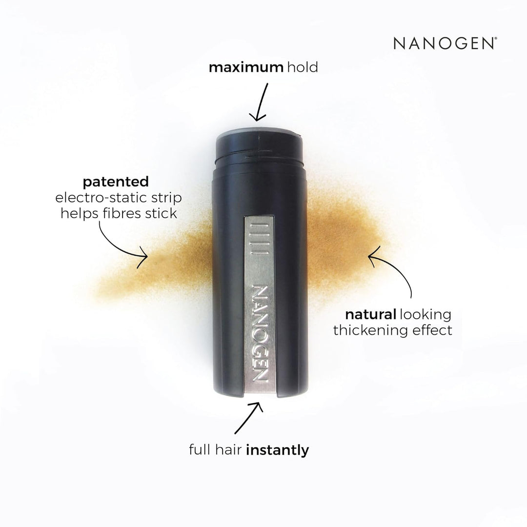 Nanogen Hair Thickening Fibres Dark Brown, 30g dunkelbraun 30g, dunkelbraun 30g