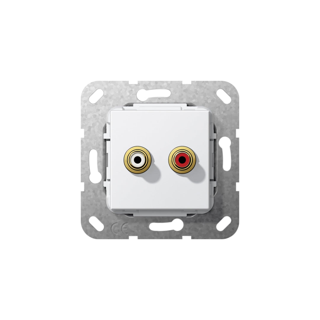 Gira Cinch Audio Gender Changer Einsatz rw 563103