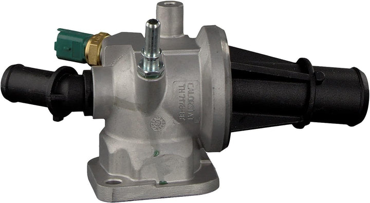 febi bilstein 33956 Thermostatgehäuse mit Temperaturschalter und Dichtung , 1 Stück