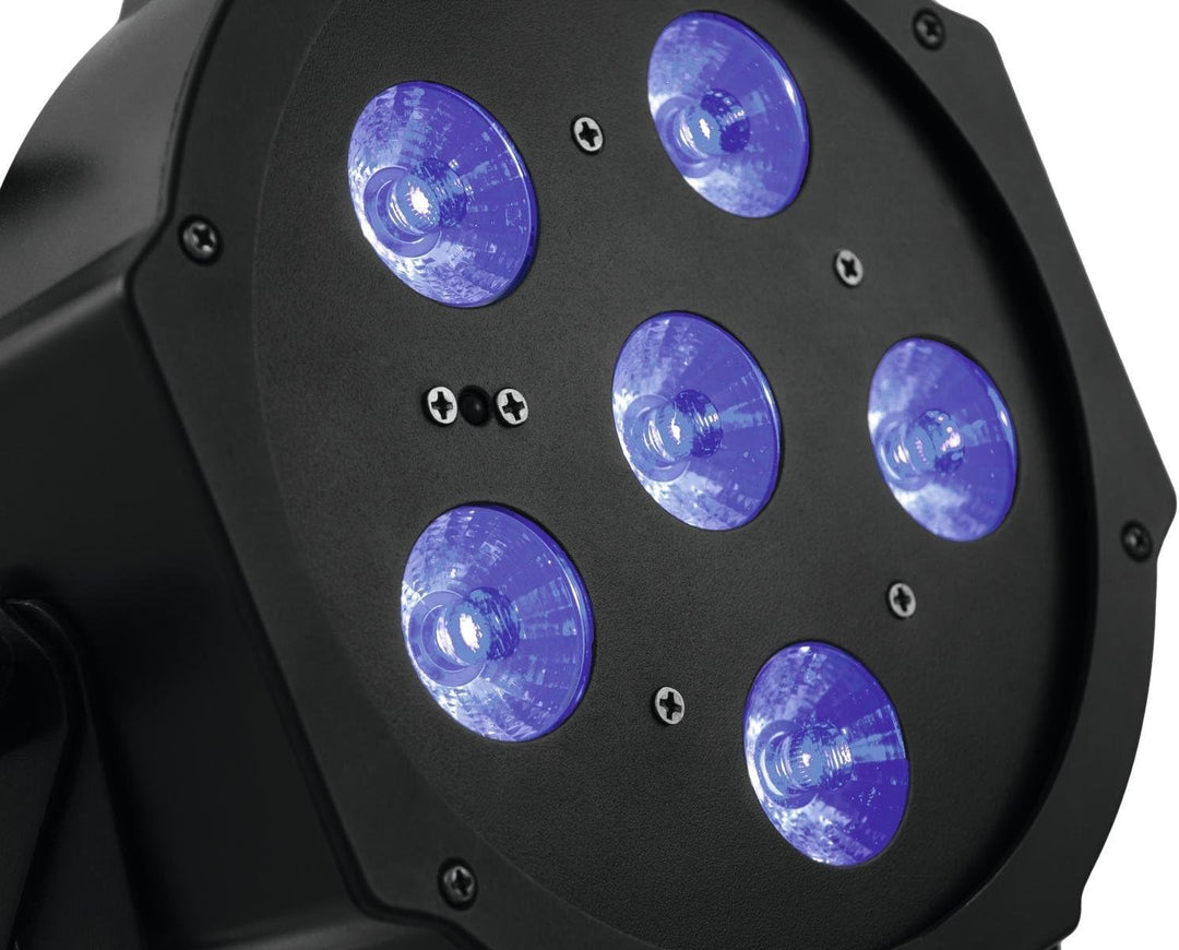 Eurolite LED SLS-603 TCL + UV Floor | Flacher Scheinwerfer mit 5 x 3-W-3in1-LED (RGB) & einer 3-W-UV