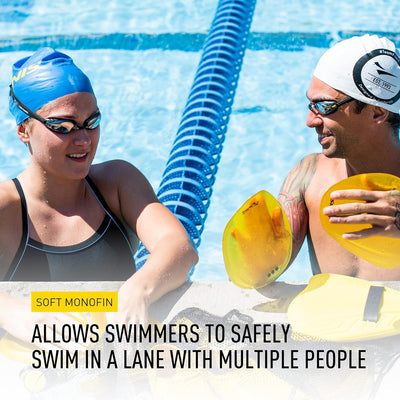 Finis Training Monofin (US) XL: 13.5-15, F: 16-17.5 yellow, (US) XL: 13.5-15, F: 16-17.5 yellow