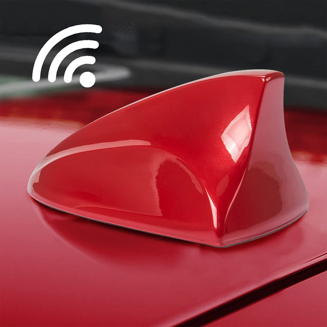 Psler Haifischflosse Antenne Funksignal Antenne Basis für Compass/Renegade 2017-2023(Rot), Rot