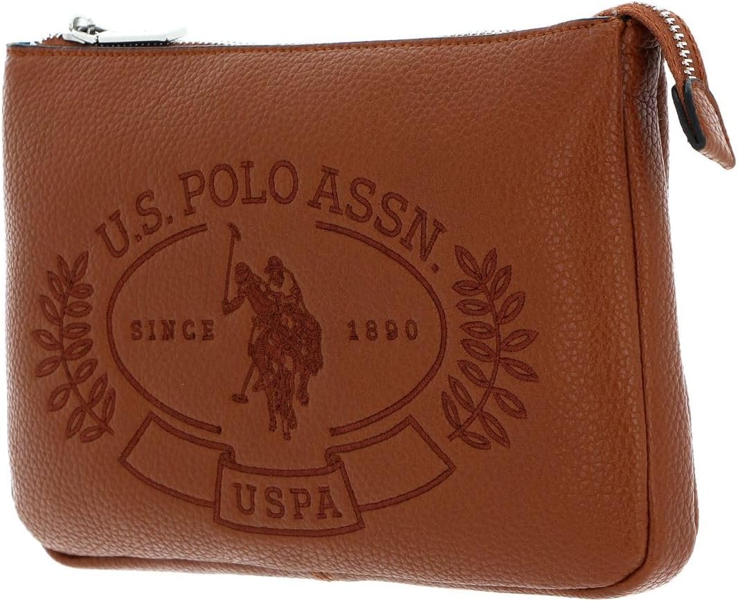 U.S Polo Assn. Hailey Flat Crossb Bag Tan, Tan