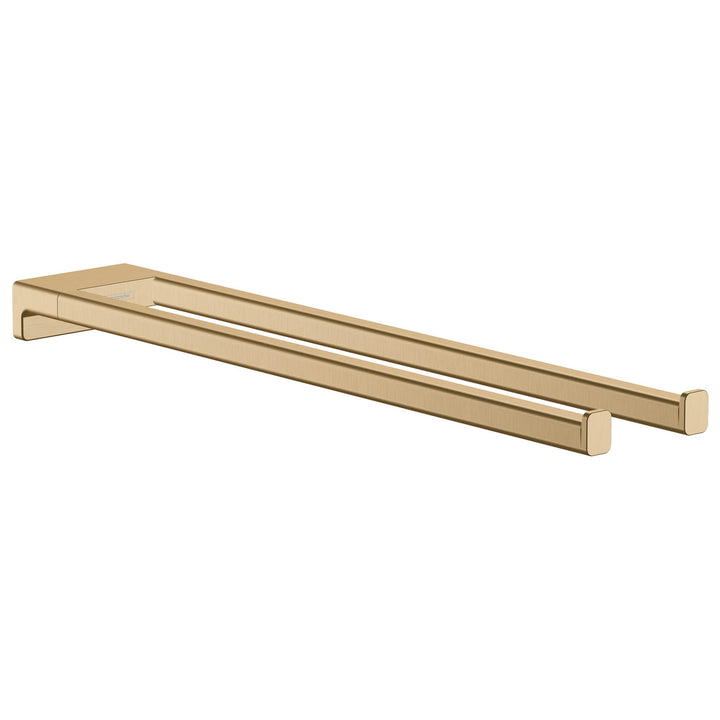 hansgrohe Handtuchstange AddStoris, Handtuchhalter 44.5cm, Badetuchhalter, Brushed Bronze Brushed Br