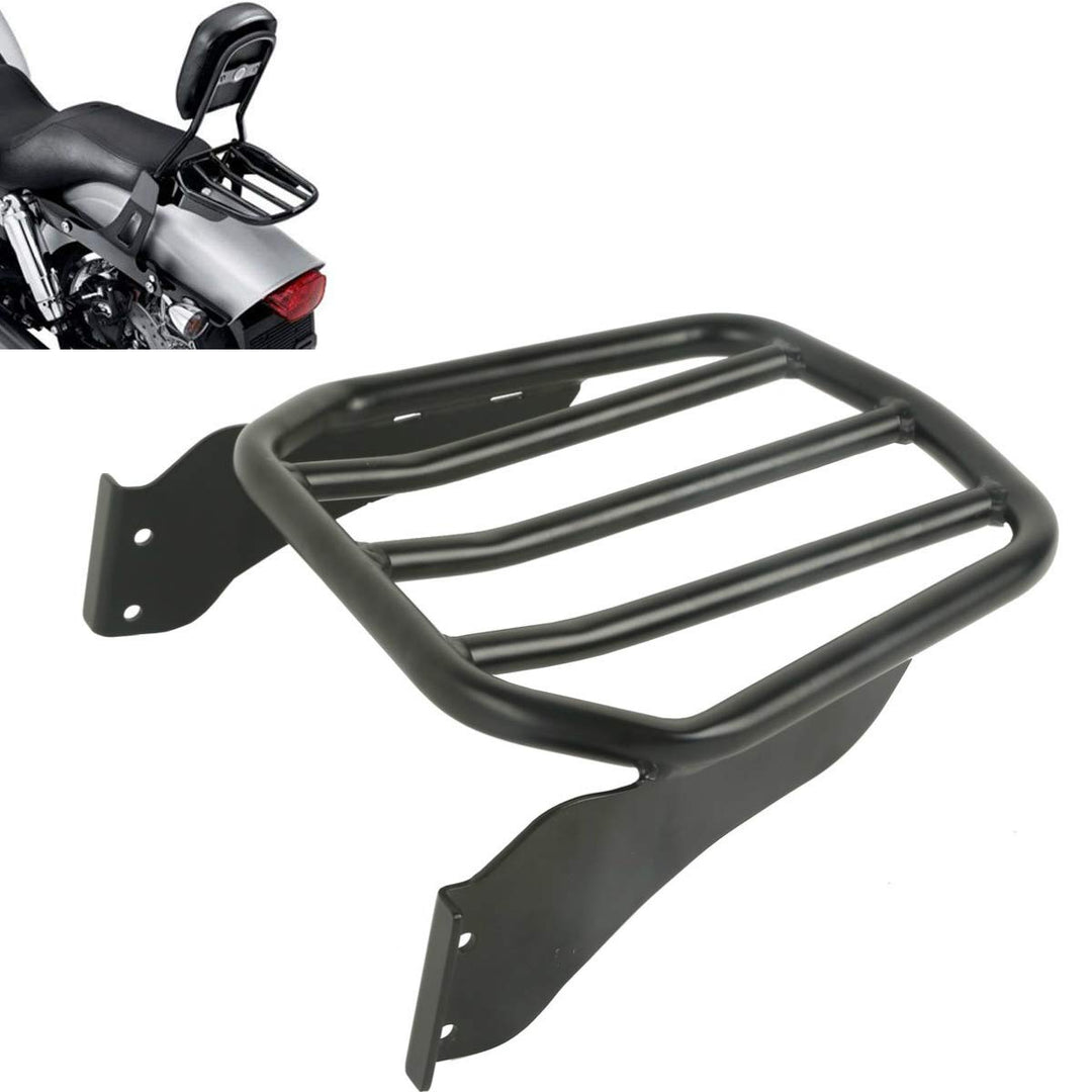 XMT-MOTOR Rückseite Gepäckträger Motorrad Schwarz für Harley Davidson Softail Fat Boy '07-'17 Softai