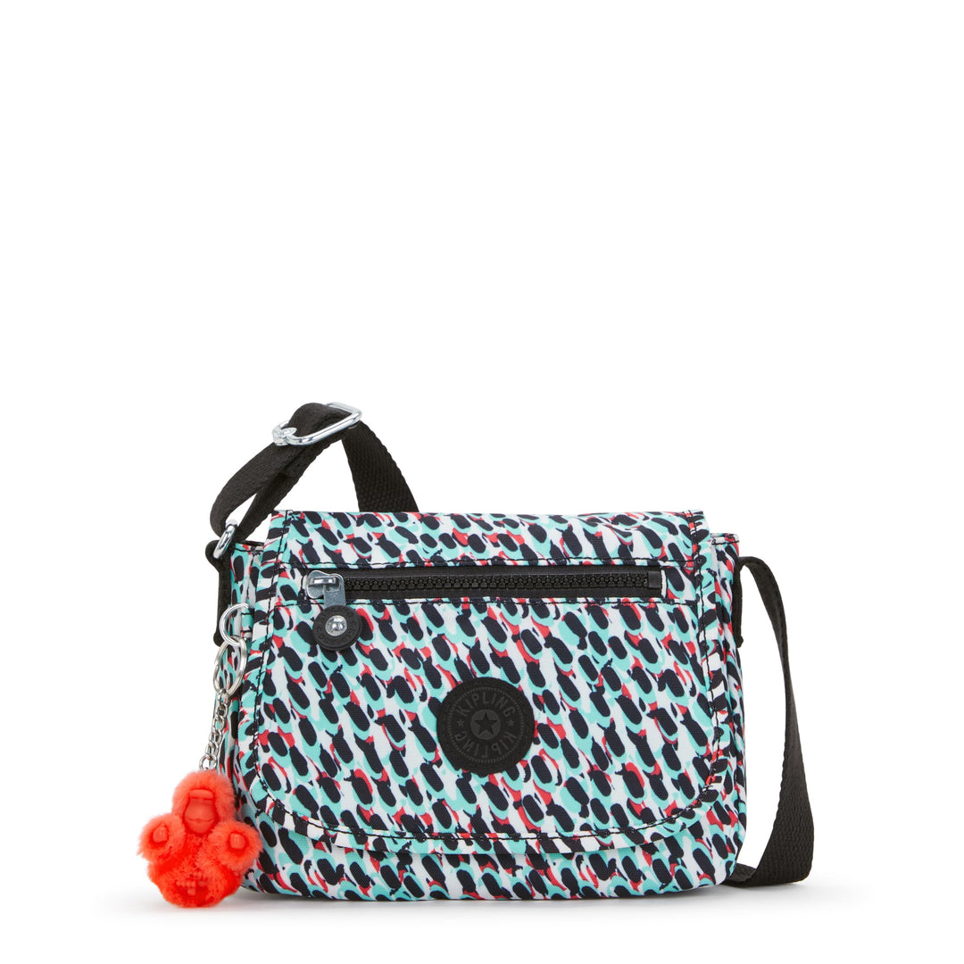 Kipling Damen Sabian Umhängetasche 7.75''L x 5.75''H x 3.25''D Abstrakter Druck, 7.75''L x 5.75''H x