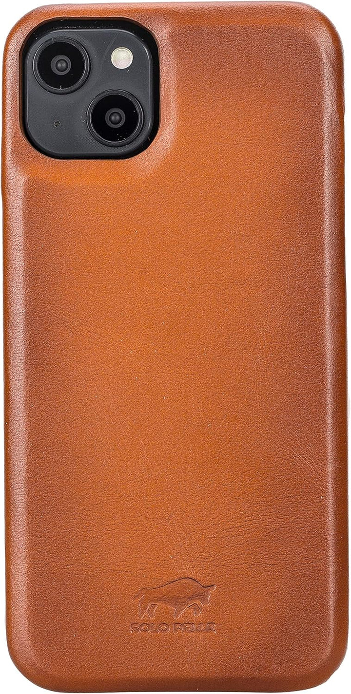 Solo Pelle Lederhülle für das iPhone 14 Plus in 6.7 Zoll Princeton Case Leder Hülle Ledertasche Back