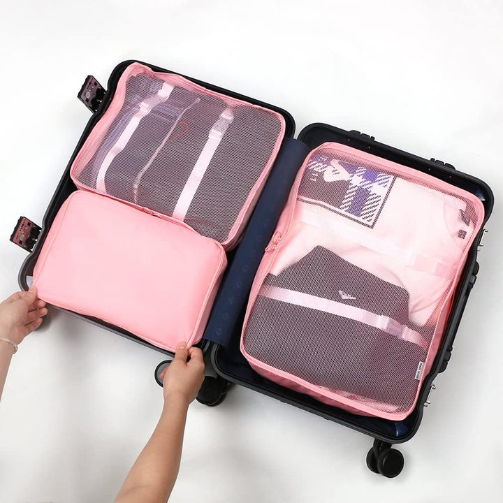 OSDUE Koffer Organizer Set 8-teilig, Packing Cubes, Wasserdichte Reise Kleidertaschen, Packtaschen f