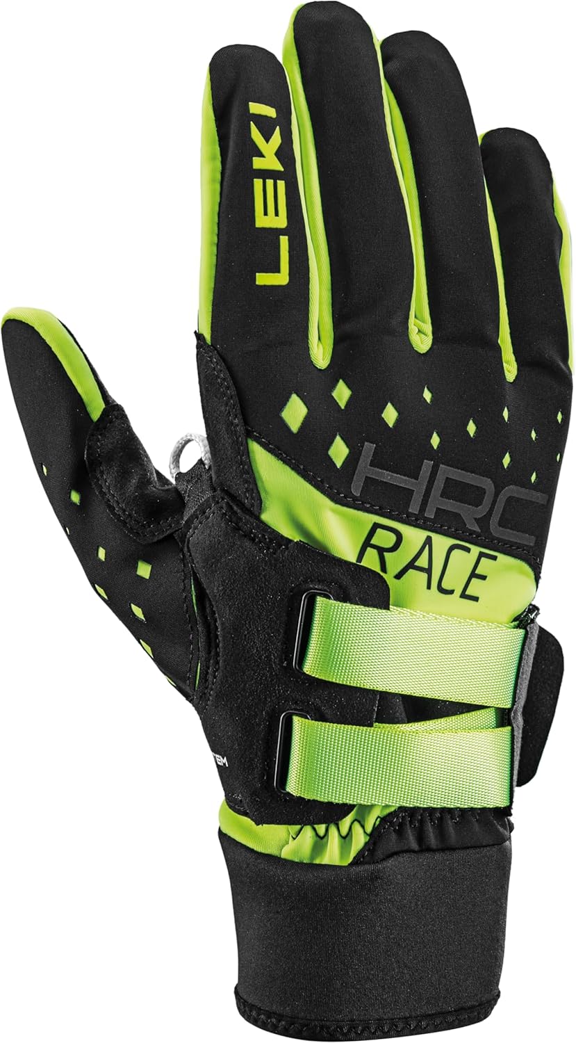 LEKI HRC Race Shark Handschuhe EU 8 black-neon yellow, EU 8 black-neon yellow