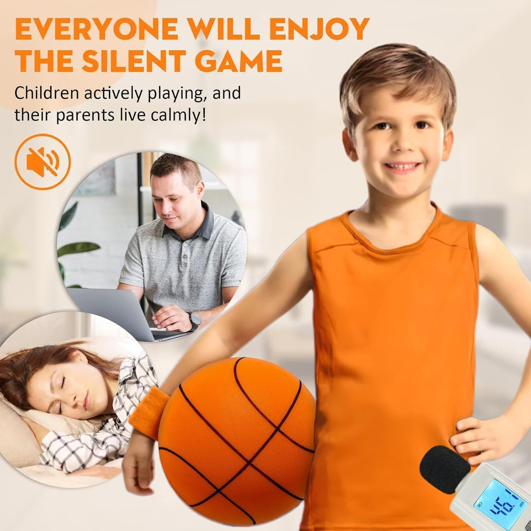 Silent Basketball,2025 Upgraded Version Dribbling Indoor,Lightweight Training Ball für Kinder und Er
