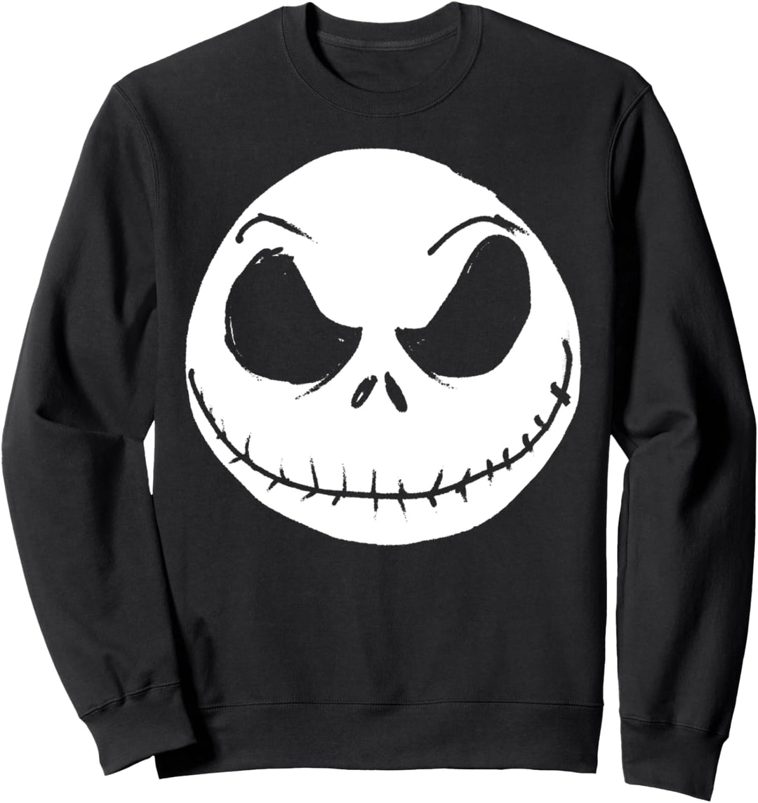 Disney The Nightmare Before Christmas Jack Skellington Face Sweatshirt