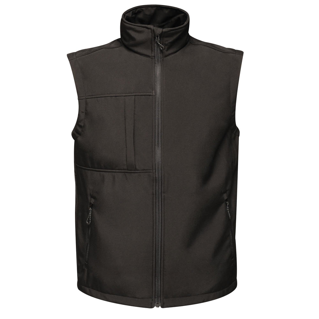 Regatta TRA848 80850 Professionelle Octagon II 3-lagige wasserdichte Softshell-Bodywarmer, schwarz,