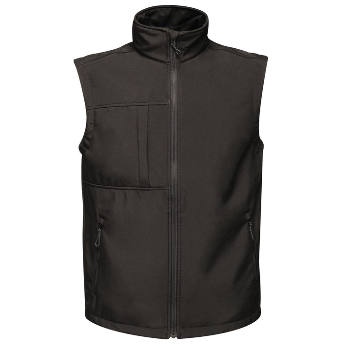 Regatta TRA848 80850 Professionelle Octagon II 3-lagige wasserdichte Softshell-Bodywarmer, schwarz,